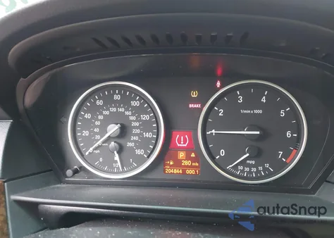 2008 BMW 550I z USA, uszkodzony, nr VIN WBANW53568CT49969